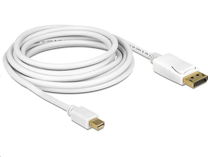DeLock 83482 mini DisplayPort apa -> DisplayPort apa átalakító kábel 2m DeLock 83482 mini DisplayPort apa -> DisplayPort apa átalakító kábel 2m