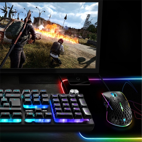Spirit Of Gamer RGB egérpad M (SOG-PADMRGB)