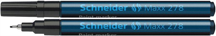 SCHNEIDER "Maxx 278" lakk marker 0,8 fekete (TSC278FK)