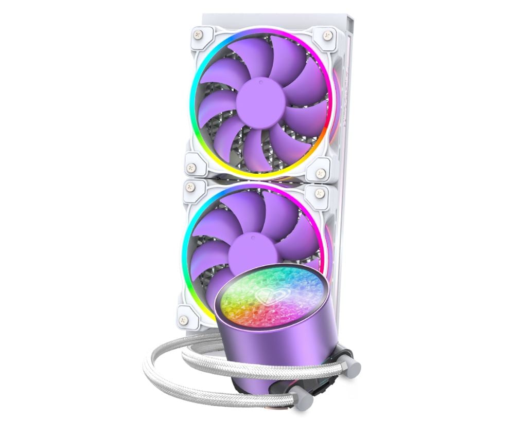 ID-Cooling PINKFLOW 240 DIAMOND PURPLE univerzális CPU vízhűtés ID-Cooling PINKFLOW 240 DIAMOND PURPLE univerzális CPU vízhűtés