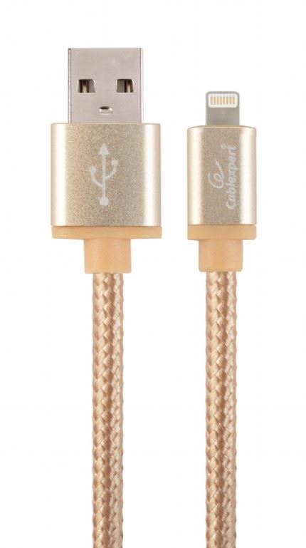 Gembird Cablexpert USB -> Lightning kábel 1.8m aranyszínű (CCB-mUSB2B-AMLM-6-G) Gembird Cablexpert USB -> Lightning kábel 1.8m aranyszínű (CCB-mUSB2B-AMLM-6-G)