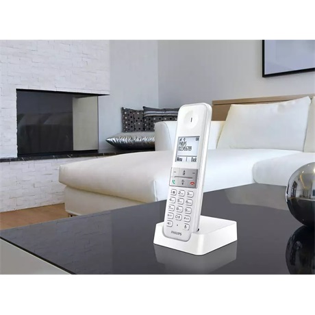 Philips D4701W/53 DECT TELEFON fehér 500mAh Philips D4701W/53 DECT TELEFON fehér 500mAh