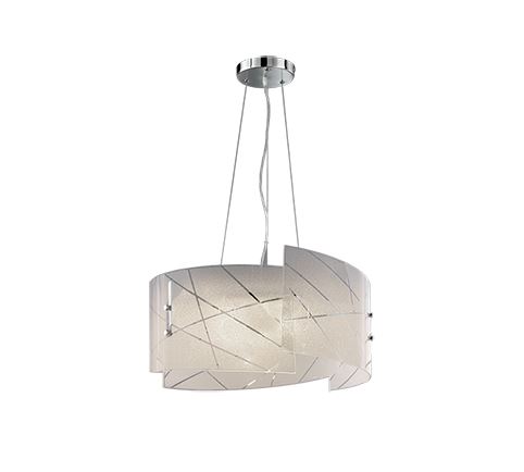 Trio 301200300 Sandrina 40W fehér függesztett lámpatest