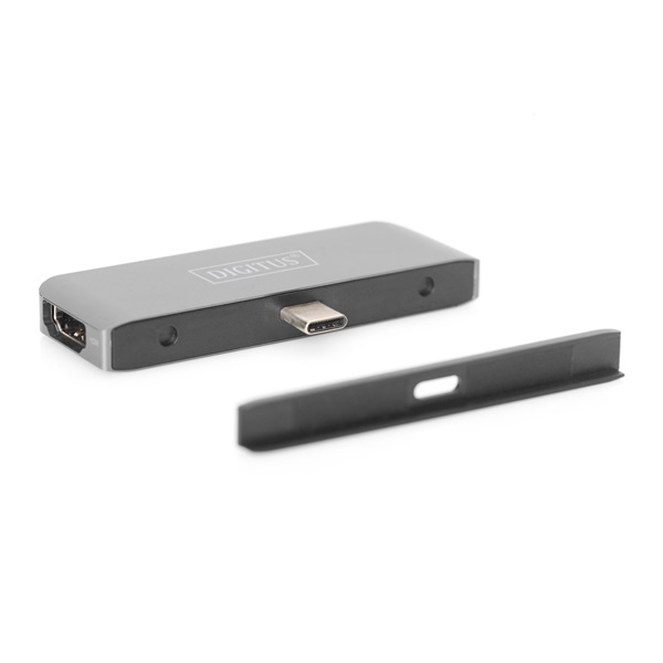 Digitus USB-C 4 portos univerzális mobil dokkoló (DA-70893)