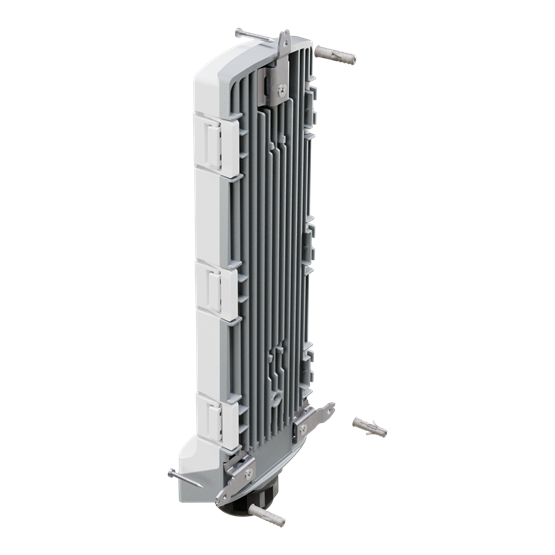 MikroTik GPERx6 kültéri switch, 3x Gigabit Ethernet (1x PoE bemenet/ 2x PoE kimenet), 3x 10G SFP+, 3 DC kimenet, IP66
