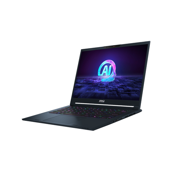 MSI  Stealth 14 AI Studio A1VFG-095 14" QHD+ OLED Ultra 7 155H 32GB 1TB RTX 4060 Win11H Gaming Notebook Kék