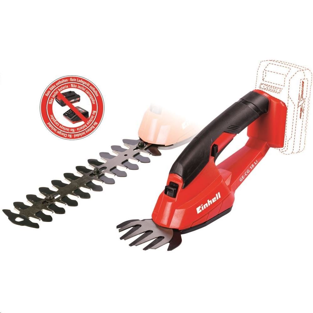 Einhell GE-CG 18 Li - Solo akkus fű- és sövénynyíró olló - akkumulátor és töltő nélkül Einhell GE-CG 18 Li - Solo akkus fű- és sövénynyíró olló - akkumulátor és töltő nélkül