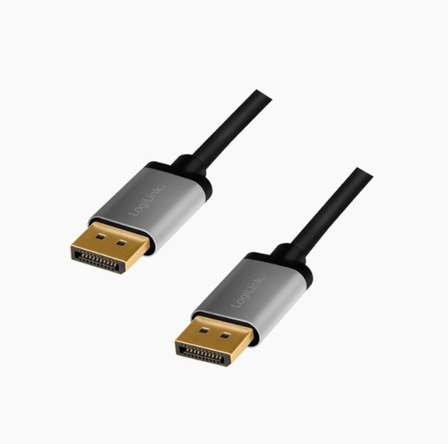 Logilink DisplayPort kábel DP/M-DP/M 4K/60 Hz feketeszürke 1m (CDA0100) Logilink DisplayPort kábel DP/M-DP/M 4K/60 Hz feketeszürke 1m (CDA0100)