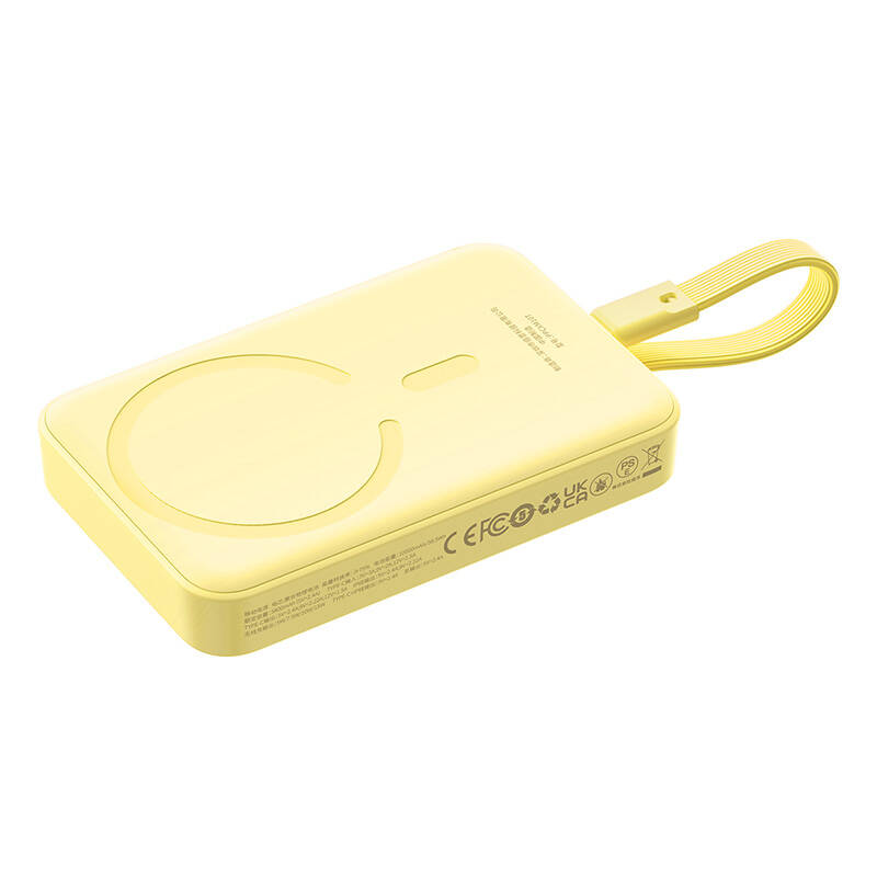 Powerbank Baseus Magnetic Mini 10000mAh 30W MagSafe (yellow)