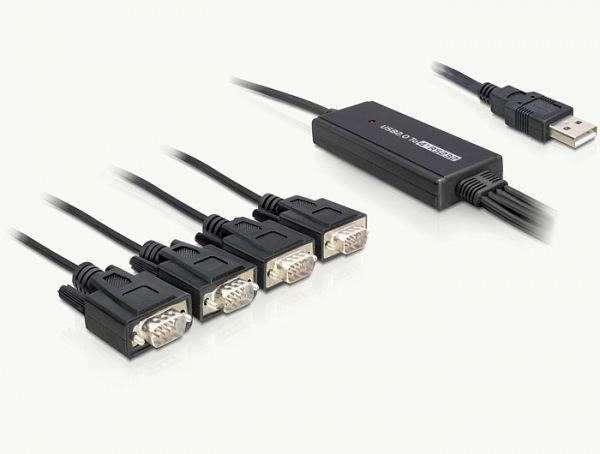 Delock DL61887 USB 2.0 -> 4 x soros adapter