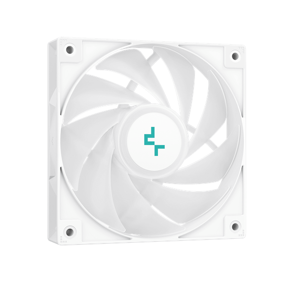 DeepCool CPU Cooler - AG400 WH ARGB (31,6 dB; max, 128,93 m3/h; 4pin, 4 db heatpipe, 12cm, PWM, A-RGB LED, fehér)