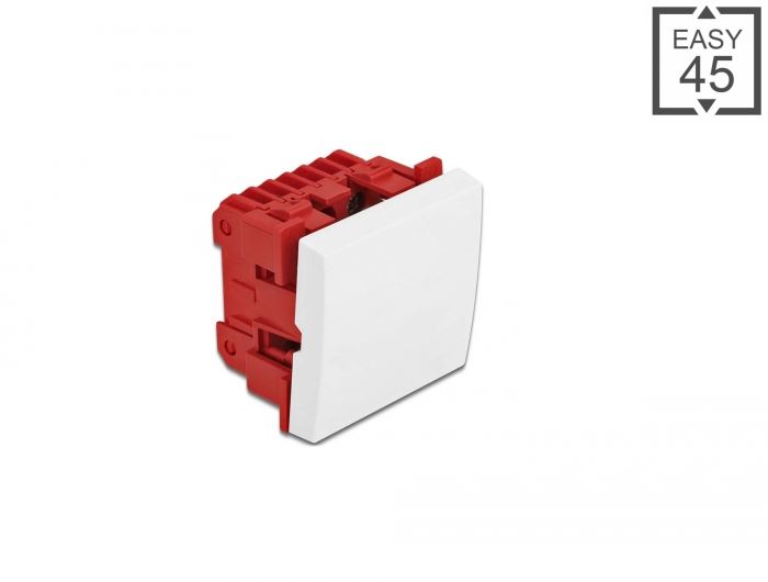 Delock  81360 Easy 45 egyes kapcsoló kétpólusú egyirányú 45 x 45 mm 