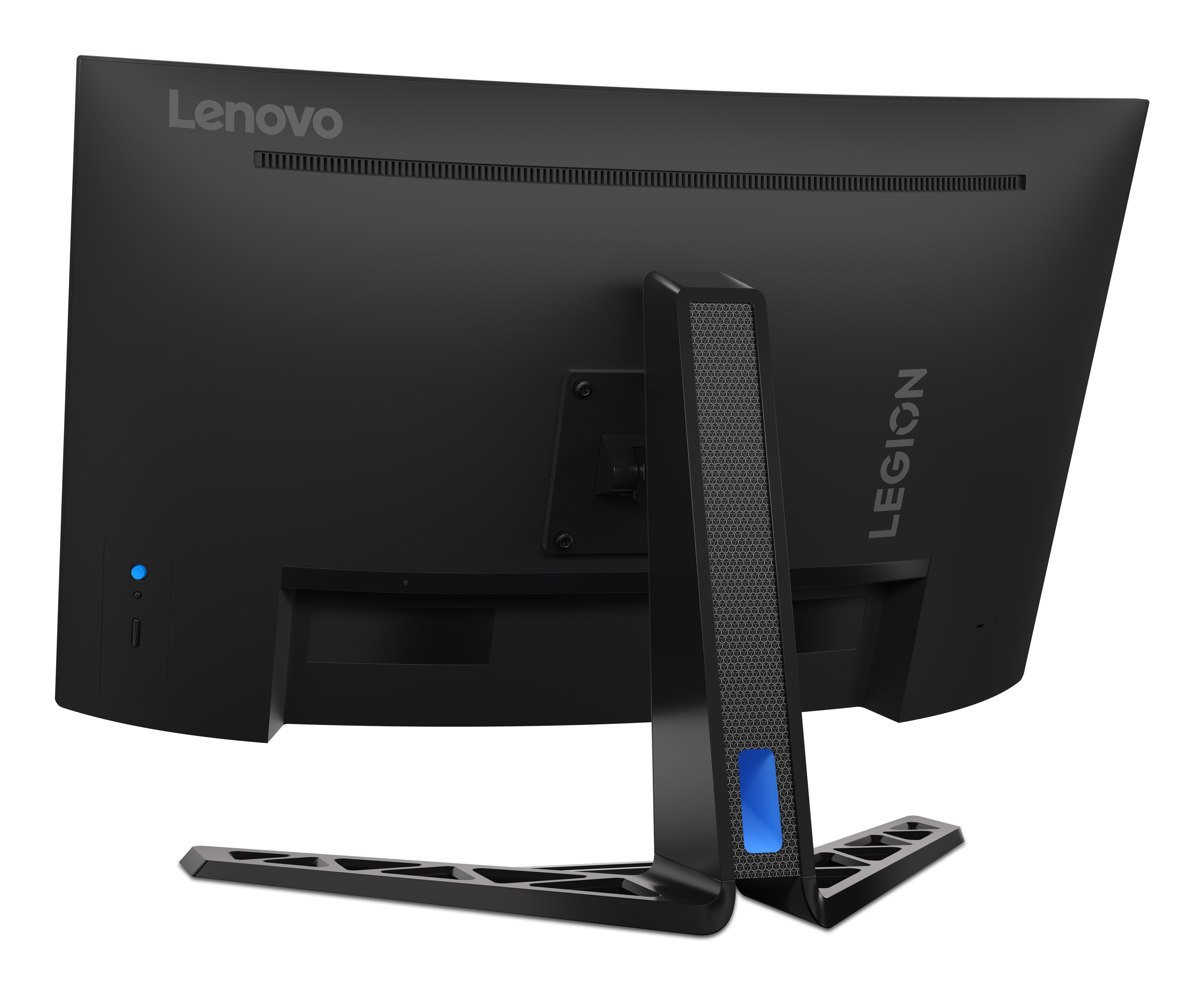Lenovo 31,5" Legiob R32qc-30 Monitor - 2560x1440, QHD, LED, VA, 180Hz, 5ms, Ívelt, Hangszóró, FreeSync, Gamer, Fekete