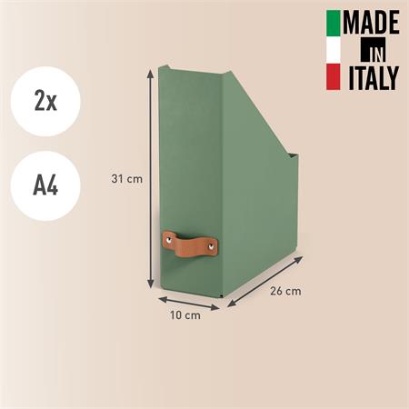 LEITZ Puro karton 100 mm Iratpapucs Zsályazöld