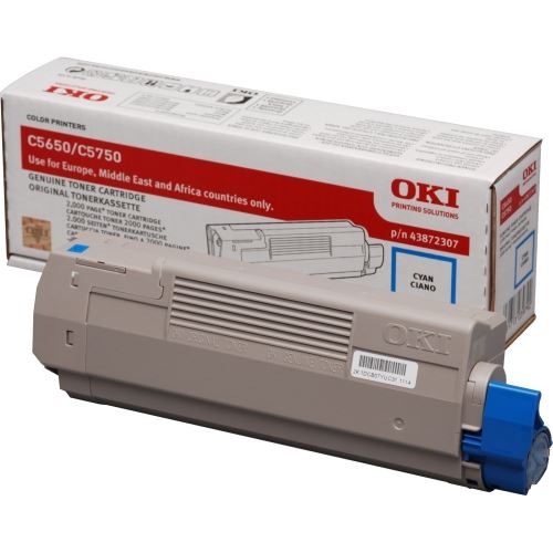 OKI 43872307 kék toner
