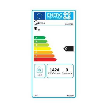 Midea D80-15FG Elektromos bojler Midea D80-15FG Elektromos bojler