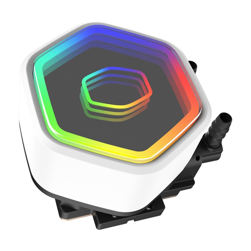 Cooler Master MasterLiquid 360 Core II ARGB vízhűtő Fehér 