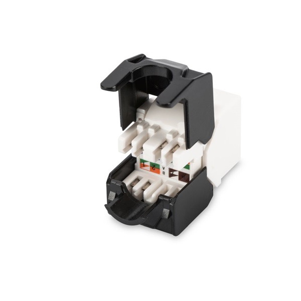 DIGITUS CAT6A árnyékolatlan szerszám nélkül szerelhető Keystone Jack DIGITUS CAT6A árnyékolatlan szerszám nélkül szerelhető Keystone Jack