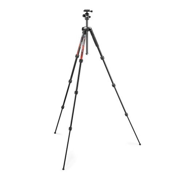 Manfrotto MKELMII4RD-BH Element MII állvány gömbfejjel piros