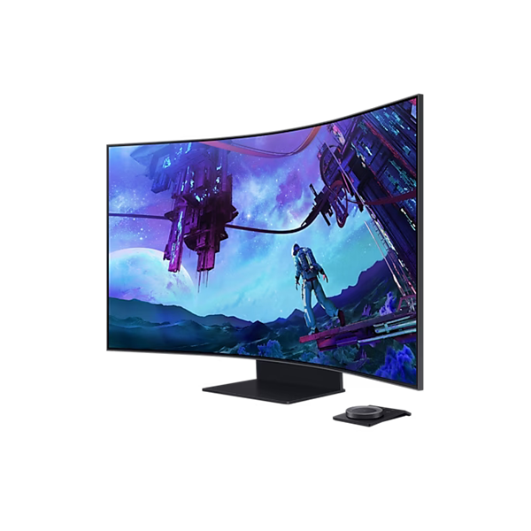 SAMSUNG G97NC Ívelt Gaming 165Hz VA monitor 55" 