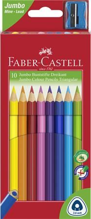 Faber-Castell Jumbo színes ceruza készlet 10 különböző szín (116510) Faber-Castell Jumbo színes ceruza készlet 10 különböző szín (116510)