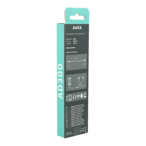  AVAX AD300 CONNECT Type C - 3.5 Jack adapter