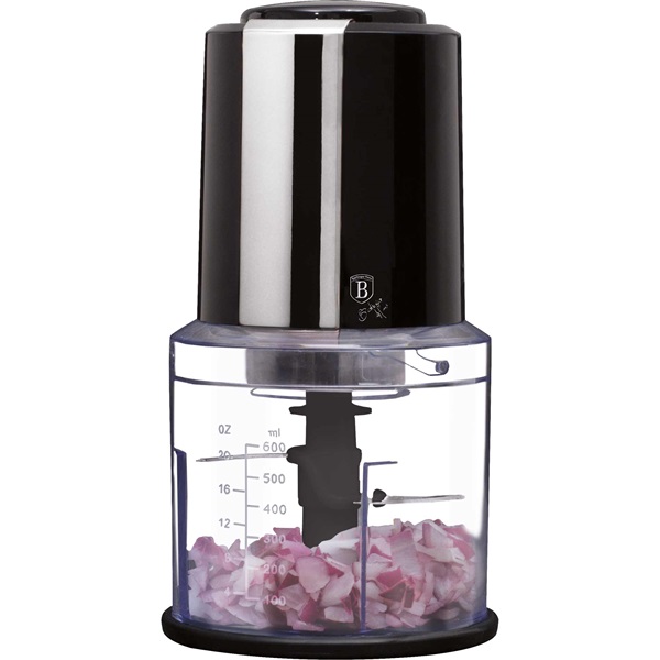 Berlinger Haus BH/9379 600 ml 2 az 1-ben fekete mini chopper aprító Berlinger Haus BH/9379 600 ml 2 az 1-ben fekete mini chopper aprító