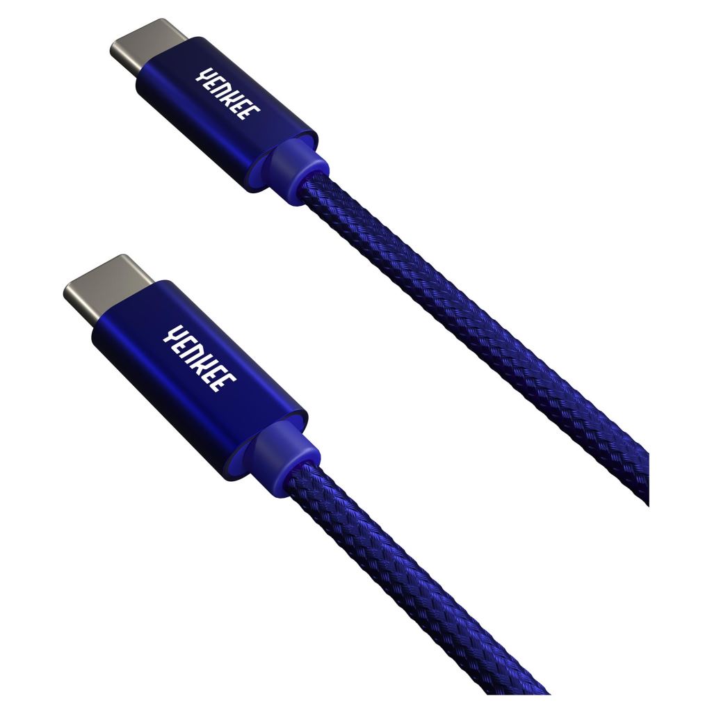 Yenkee YCU C101 BE USB-C - USB-C adat-, és töltőkábel 2m kék Yenkee YCU C101 BE USB-C - USB-C adat-, és töltőkábel 2m kék