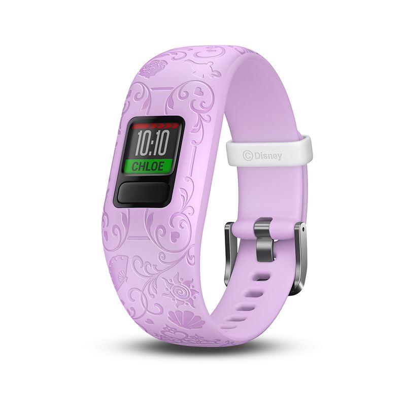 Garmin vivofit jr. 2 Disney hercegnők tevékenységkövető állítható szíjjal lila (010-01909-15)