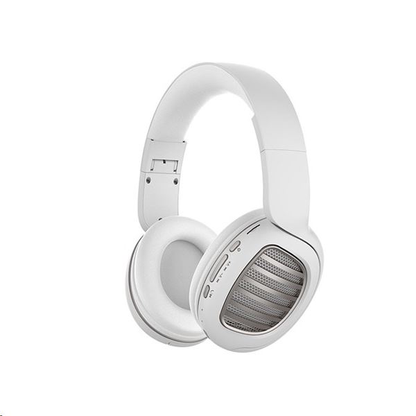 Rampage SN-BT55 DIAMOND Bluetooth mikrofonos fejhallgató fehér (32607)