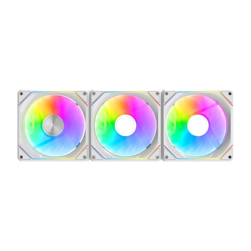 Darkflash Gauss G24 3 az 1-ben számítógépes ventilátorok Fehér 