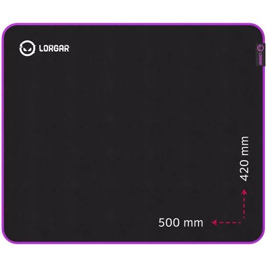 Lorgar Main 315 Gaming egérpad fekete-lila (LRG-GMP315)