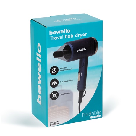 Bewello BW3040 UTAZÓ Hajszárító