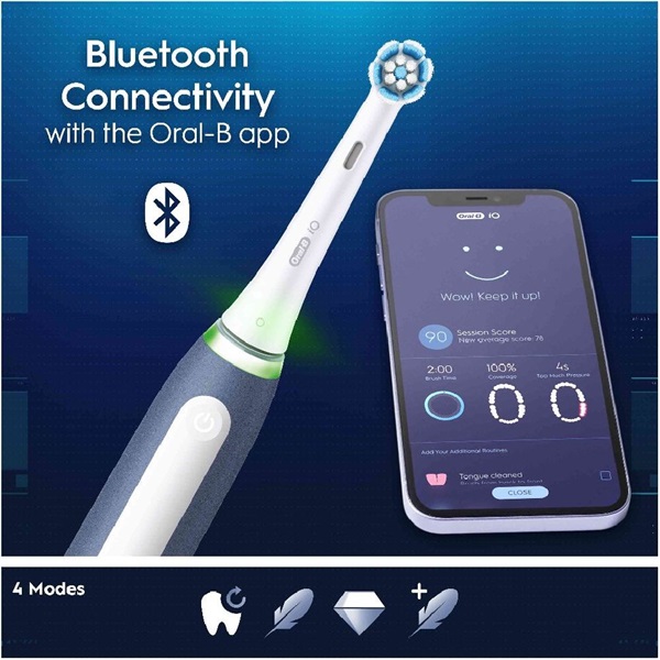 Oral-B iO My Way Ocean Blue elektromos fogkefe pótfejjel