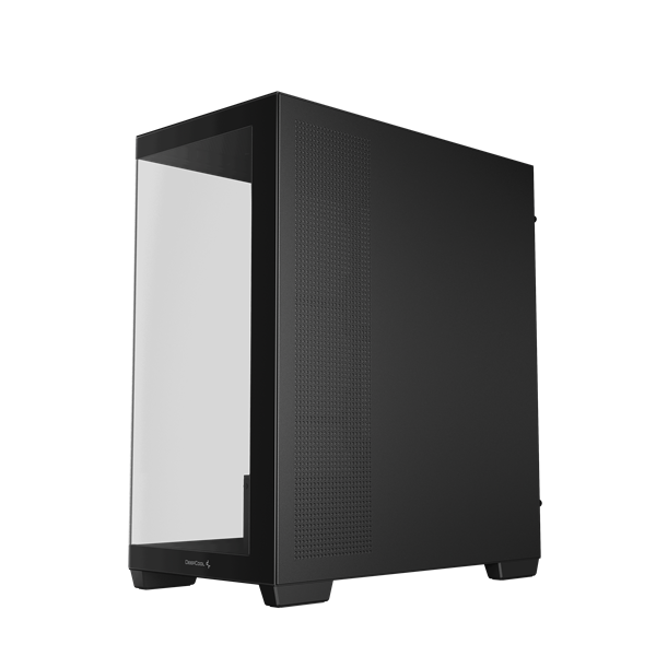 DeepCool Számítógépház CG580 fekete  ablakos  venti nélkül 