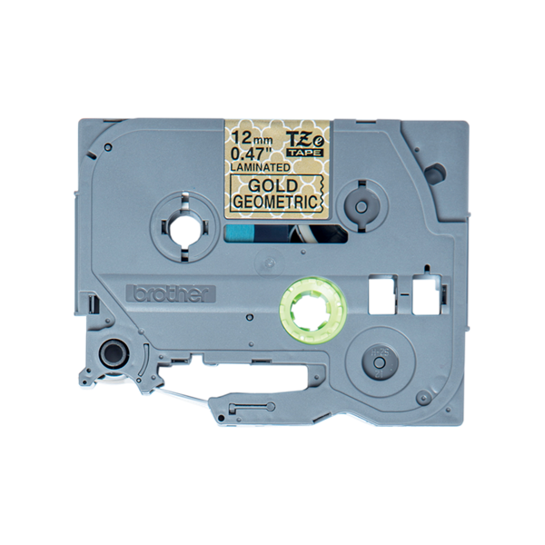 Brother TZe-MPGG31 laminált P-touch szalag (12mm) Black on Gold Mint - 4m