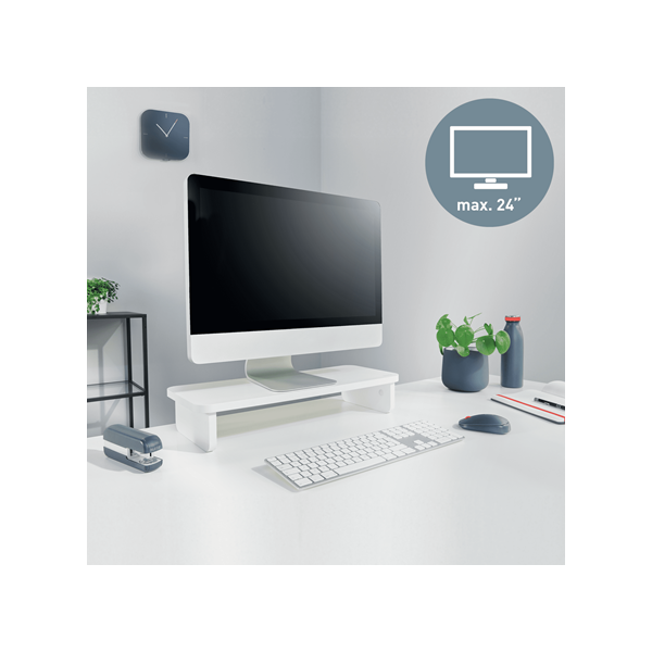 LEITZ 64340001 Ergo Monitorállvány  fehér