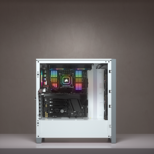 CORSAIR iCUE 4000X RGB számítógépház Fehér CORSAIR iCUE 4000X RGB számítógépház Fehér