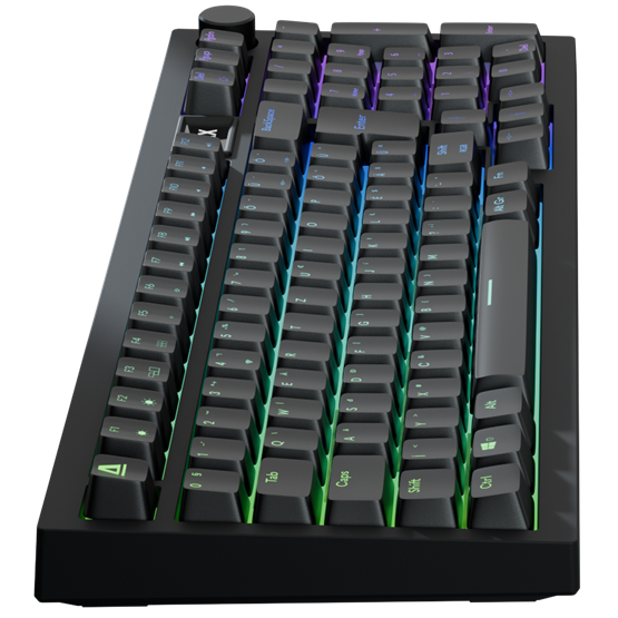  AVAX GM03 98% Gasket RGB mechanikus vezetékes billentyűzet Outemu piros switch