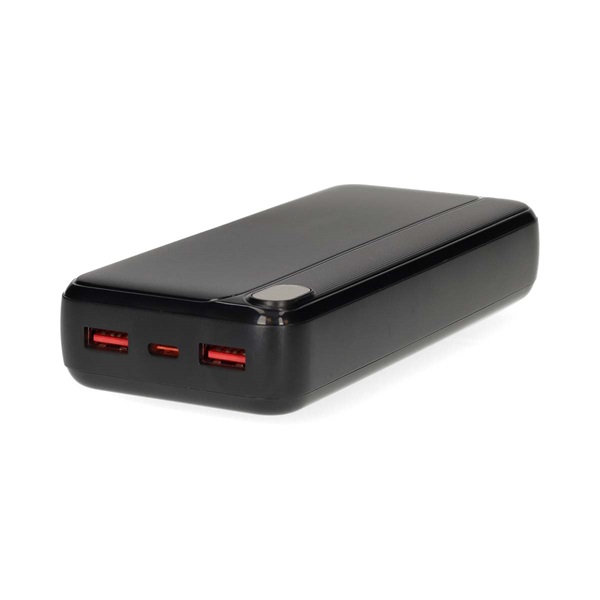Nedis PBKPD20W225BK powerbank hordozható külső akkumulátor, power bank 20 000mAh, 1,5 / 1,67 / 2,0 / 2,22 / 3,0 A