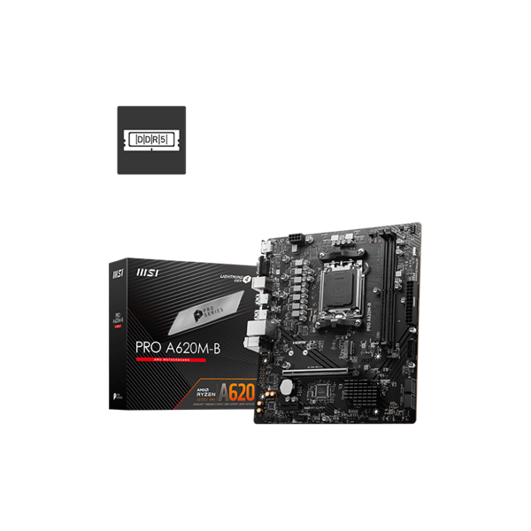 MSI AM5 PRO A620M-B AMD A620 mATX Alaplap MSI AM5 PRO A620M-B AMD A620 mATX Alaplap
