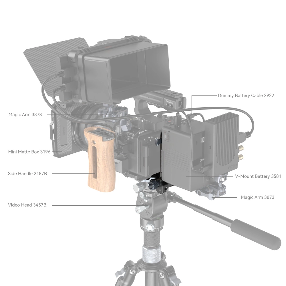 SMALLRIG Compact V-Mount Battery Mounting System 