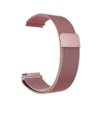 Mybandz milánói mágneses fém szíj 20mm pink rose (20SKU621)