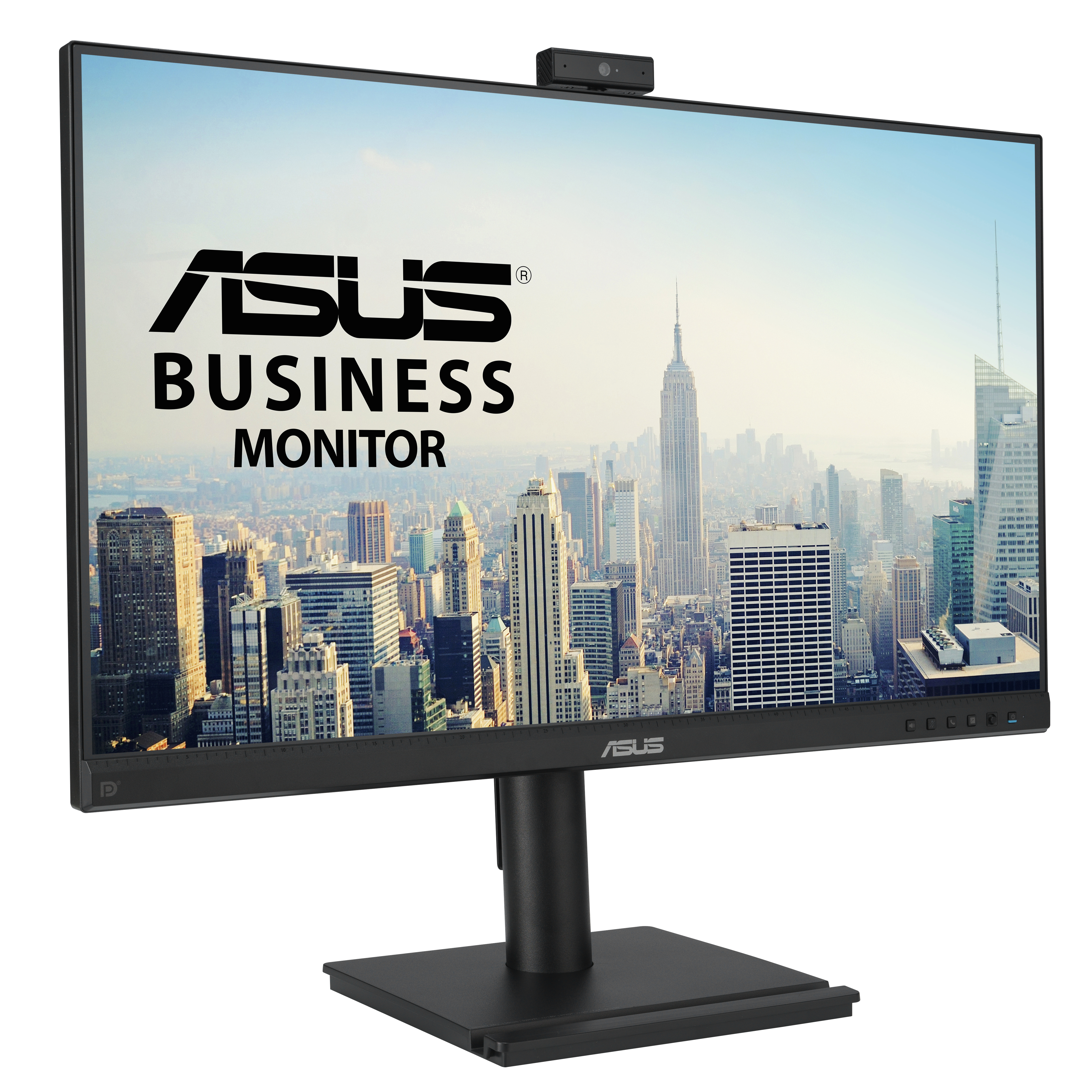 ASUS 24" BE249QFK Monitor - 1920x1080, Full HD, LED, IPS, 100Hz, 5ms, Hangszóró, Pivot, WEBCAM, Fekete