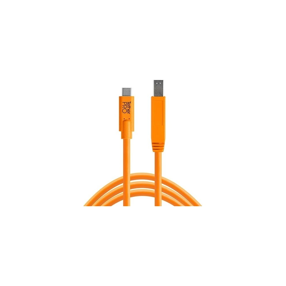 TetherPro USB-C to 3.0 Male B 4.6m Narancs TetherPro USB-C to 3.0 Male B 4.6m Narancs