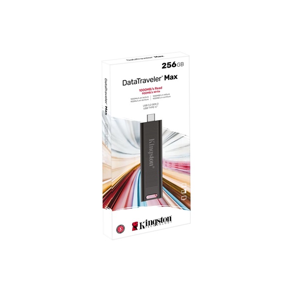 Pen Drive 256GB Kingston DataTraveler Max USB 3.2 fekete (DTMAX/256GB) Pen Drive 256GB Kingston DataTraveler Max USB 3.2 fekete (DTMAX/256GB)