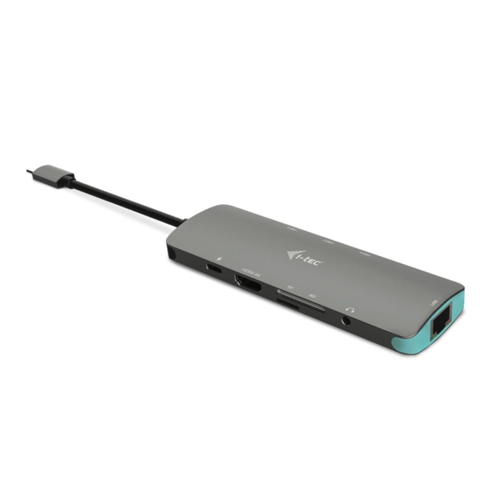 i-tec USB-C Metal Nano Dock 4K HDMI + Power Delivery 100 W dokkoló állomás szürke (C31NANODOCKLANPD)