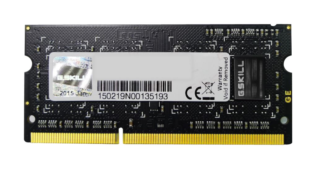 G. Skill CL11 F3-12800CL11S-4GBSQ 4GB 1600MHz DDR3 Notebook RAM G. Skill CL11 F3-12800CL11S-4GBSQ 4GB 1600MHz DDR3 Notebook RAM