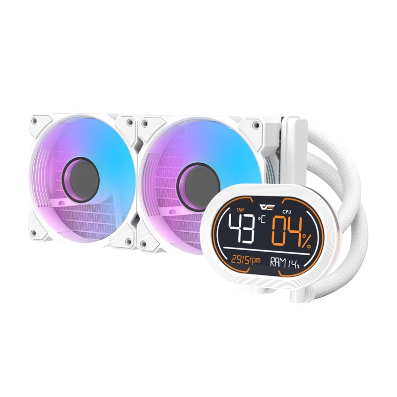 Darkflash DH240D CPU vízhűtő Fehér 