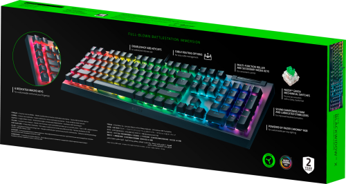 Razer BlackWidow V4 X (Green Switch)  US Layout